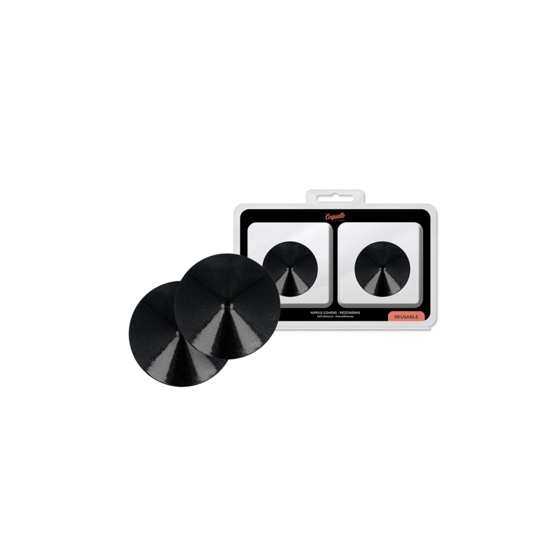 Cache tétons ronds noirs Coquette Chic