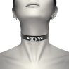 Collier ras de cou noir Sexy Coquette Chic