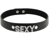 Collier ras de cou noir Sexy Coquette Chic