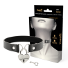Collier ras de cou noir coeur cadenas Coquette Chic