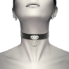 Collier ras de cou noir avec boucle Coquette Chic