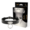 Collier ras de cou noir avec boucle Coquette Chic