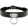 Collier ras de cou noir avec boucle Coquette Chic