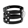 Collier ras de cou noir triple Coquette Chic