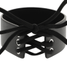 Collier ras de cou noir large Coquette Chic