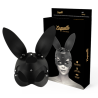 Masque cuir végan oreilles de lapin Coquette Chic