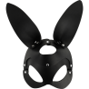 Masque cuir végan oreilles de lapin Coquette Chic