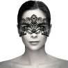 Masque large en dentelle noire Coquette Chic
