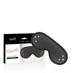 Masque cuir végan doublé Coquette Chic