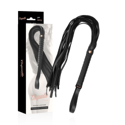 Fouet en cuir végan noir Coquette Chic