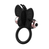 Cockring vibrant Papillon noir Coquette Chic