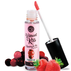 Gloss à lèvres vibrant bonbon fraise Secret Play