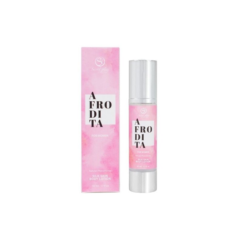 Lotion corporelle féminine Aphrodite Silk Skin Secret Play