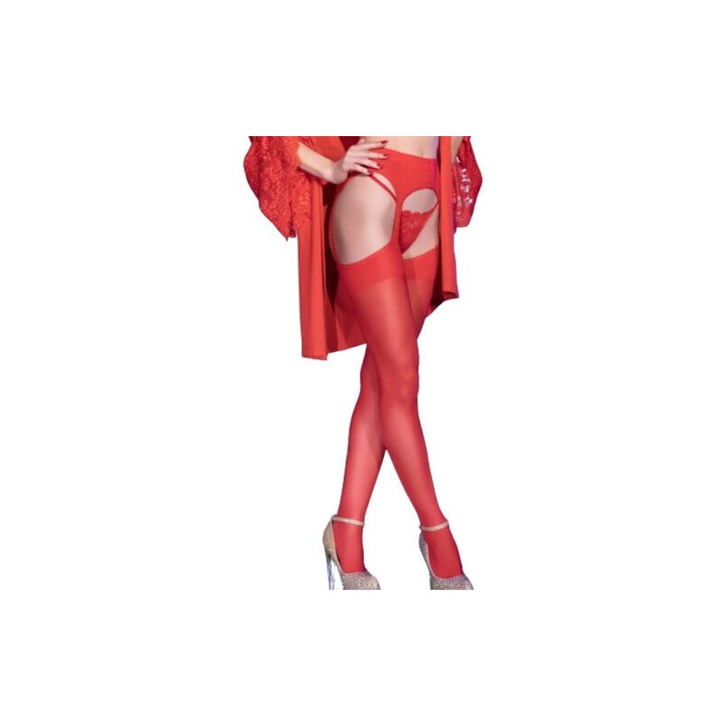 Bas Jarretière rouge Chilirose