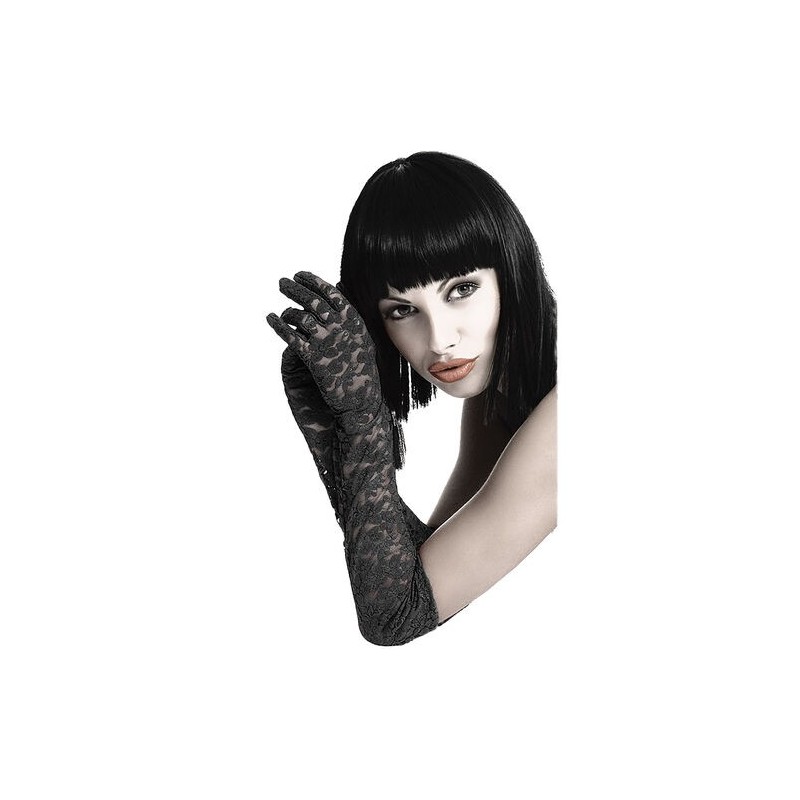 Gants en dentelle noire Chilirose