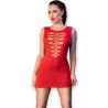 Robe recto verso rouge Chilirose