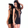 Robe mini sexy noire Chilirose