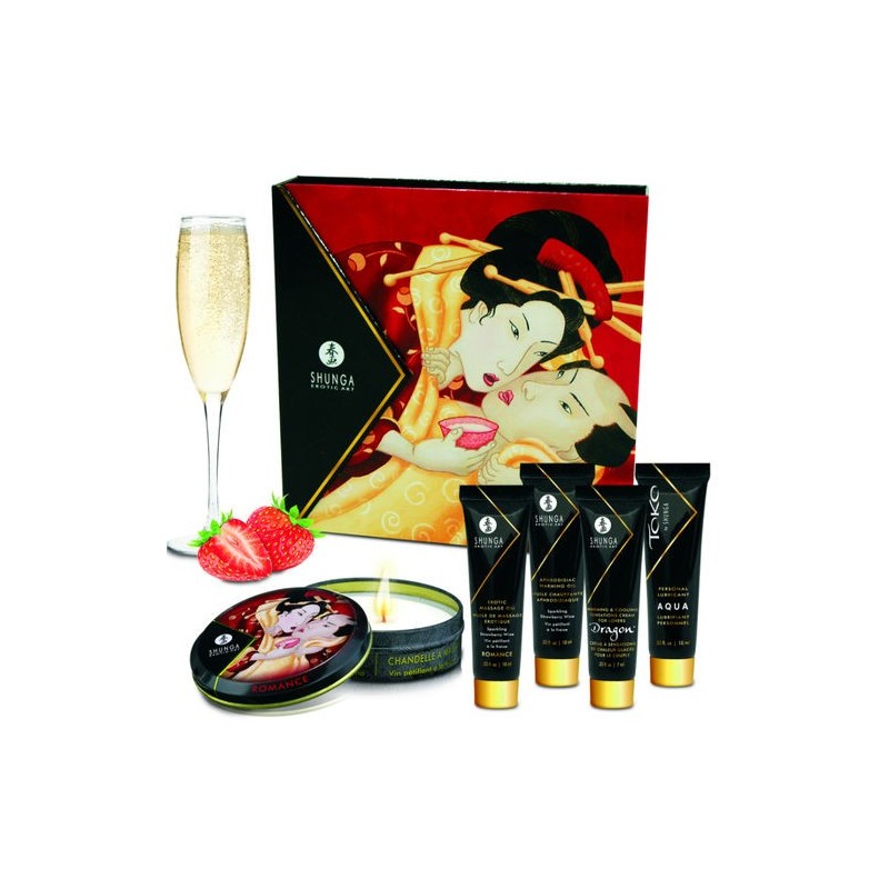 Geisha Secrets Fraises et Cava Shunga