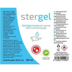 Gel désinfectant hydroalcoolique Stergel