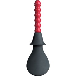 Poire à lavement noire et rouge Colt