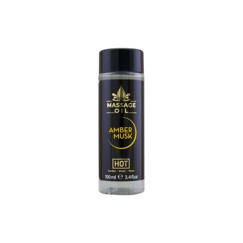 Huile de massage ambre et musc Hot