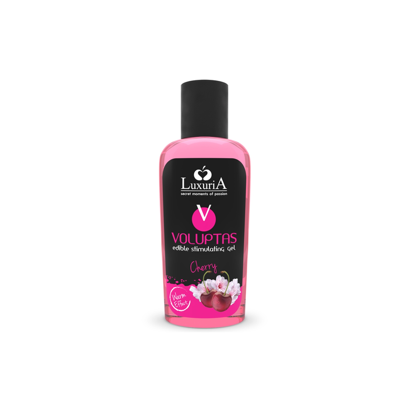 Gel comestible massage cerise Luxuria