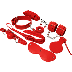 Kit fétichisme BDSM série rouge