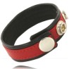 Sangle pénienne en cuir rouge Leather Body