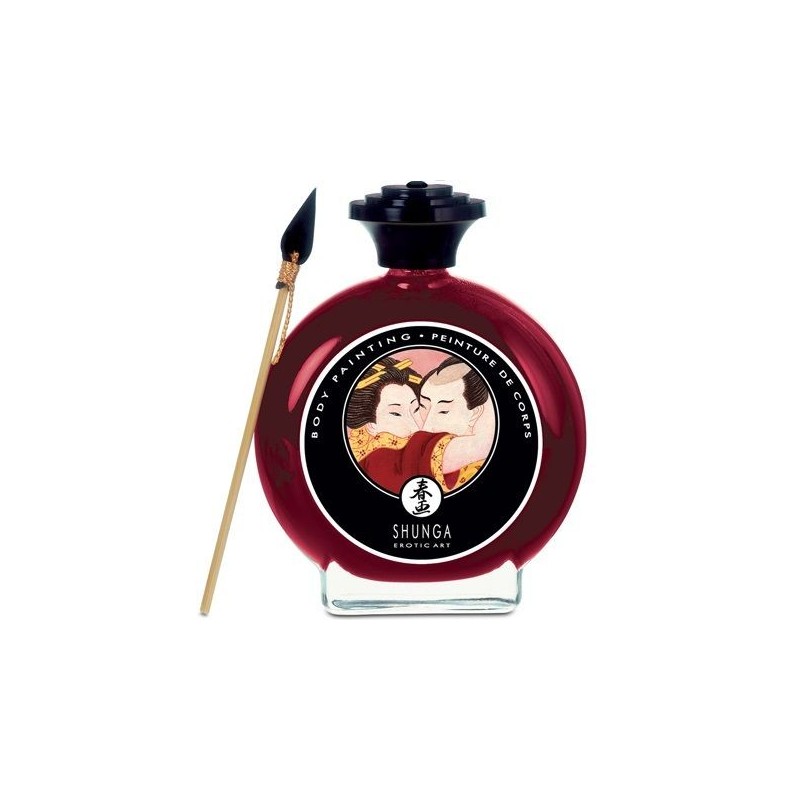 Peinture sur corps Fraise Cava Shunga