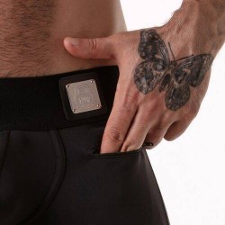 Boxer noir ceinture large Locker Gear