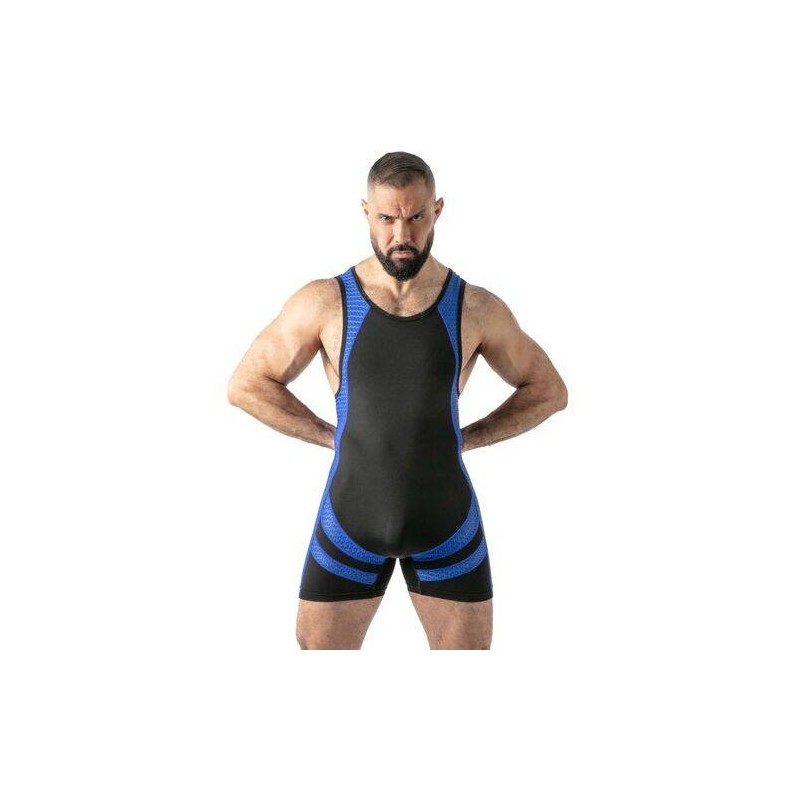 Débardeur noir et bleu Locker Gear