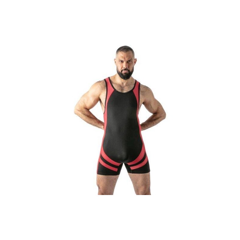 Débardeur noir et rouge Locker Gear