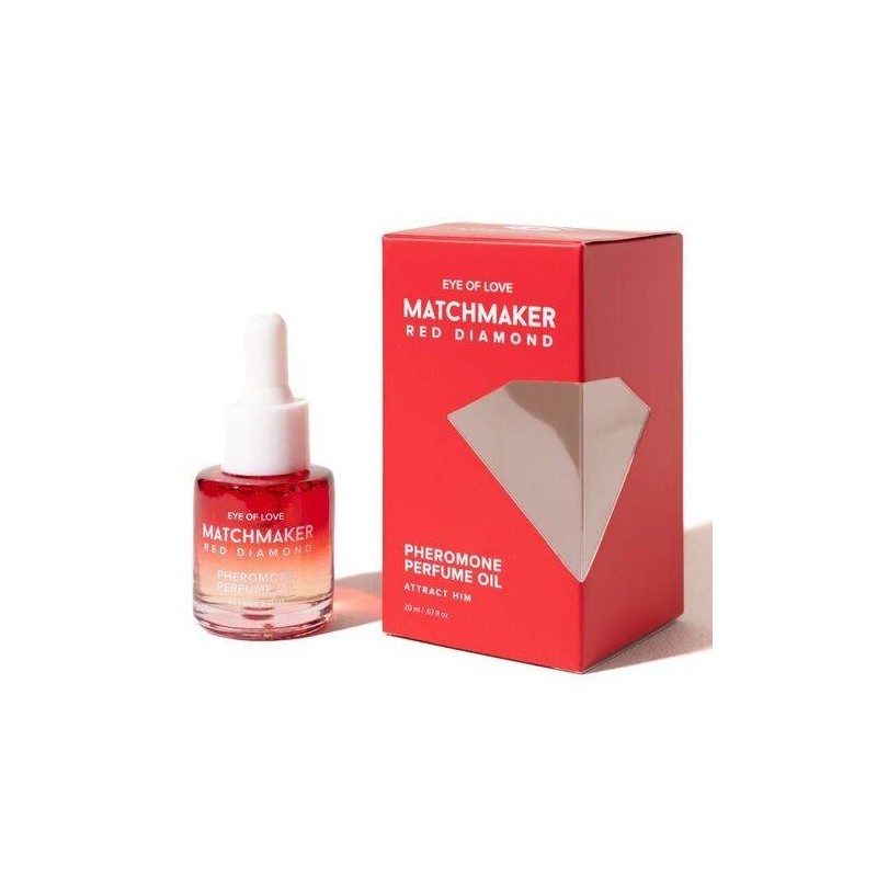 Huile de parfum aux phéromones Diamant rouge Eye of Love