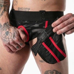 Jockstrap de sport  Full Military Access Rouge Locker Gear