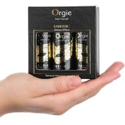 Collection mini Tantrique Huiles massage 3 X 30 ML Orgie