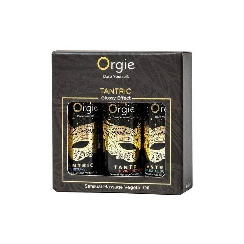 Collection mini Tantrique Huiles massage 3 X 30 ML Orgie