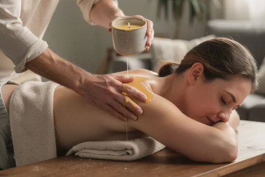 Massage à la bougie